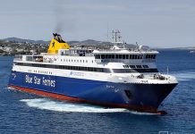 Διαμόρφωση δρομολογίων του BLUE STAR NAXOS το χρονικό διάστημα 9/1-11/1