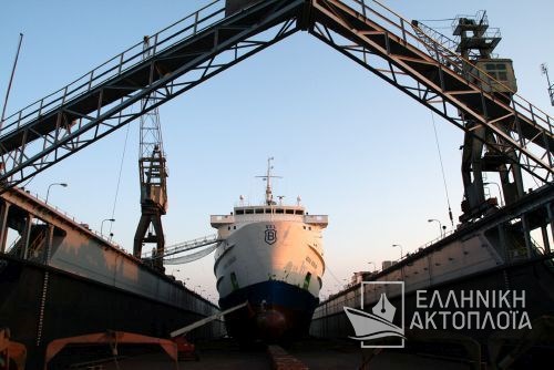 Panagia Tinou (ex. Agios Georgios - Panagia Ekatontapyliani - Express Artemis - Apollon Express 2 - Romilda) - Dry Docking