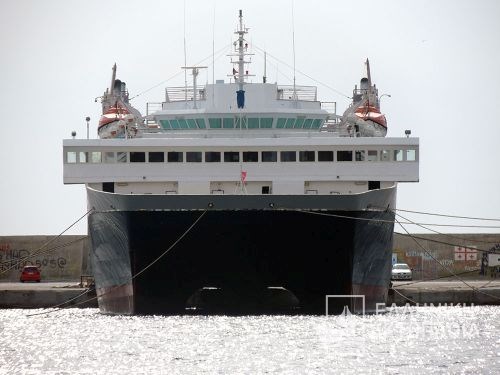 Iolkos (ex.Express Skiathos, Express Haroula,Supercat Haroula) - Dry Docking
