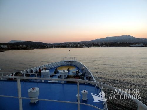 arrival at the port of Rafina