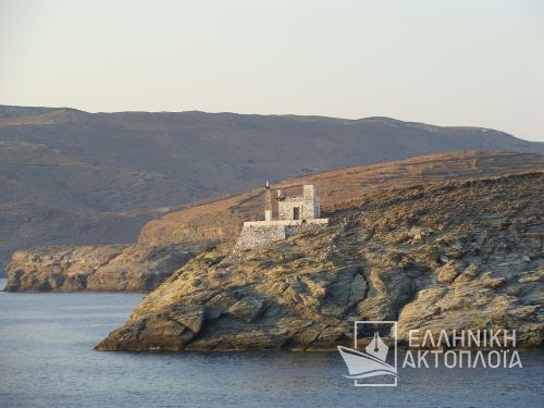 lighthouse at kythnos island