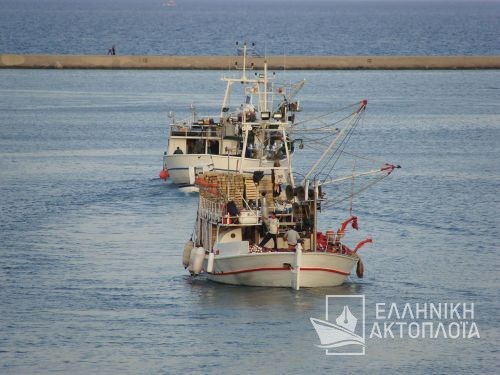 fishing boat at mytilene port