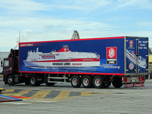 minoan lines truck